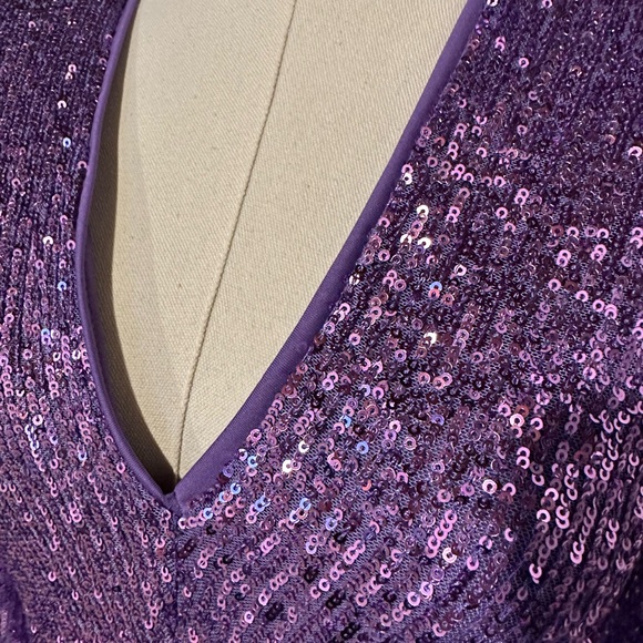 Rotate Birger Christensen Purple Sirin Midi Dress - Picture 5 of 13